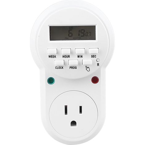 Timer Outlet Smart Timing Socket Auto Power Off Timing Circulation US Plug 125V for Home (1/5)