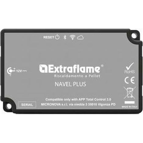 Nordica Extraflame Módulo Wi-Fi 9278512 Etiqueta Gris