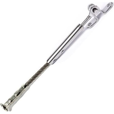 Kit Câble Inox 4mm - 5m - Tendeur Articulé - Pour Garde-Corps - 1 Pièce (1/4)