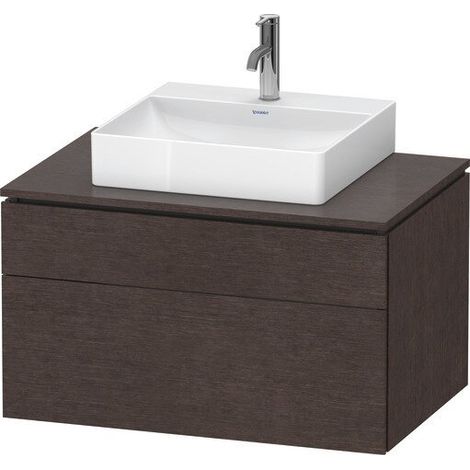 Duravit L-Cube Meuble sous-lavabo en console suspendu, avec plan