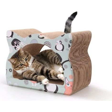 Cat Scratchers, Cat-Shaped Scratching Post and Cat Scratcher (1/4)
