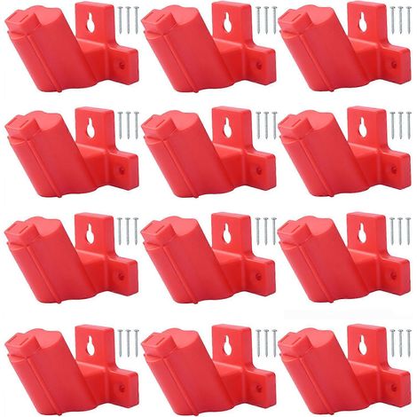 Set di 12 portapunte da parete per utensili elettrici da 12 V, con viti incluse. (1/5)