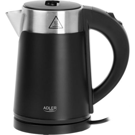 Bouilloire électrique noire AD 1372 - petit format - 0,6 litre (1/5)