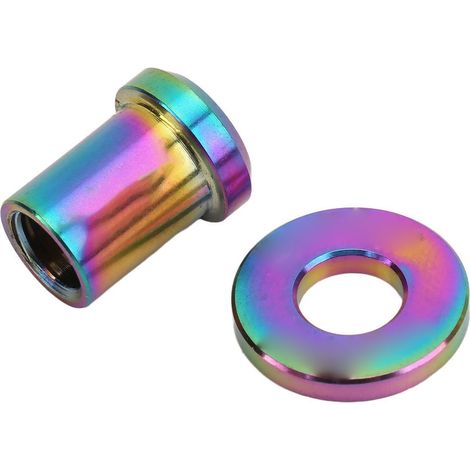 Écrous M6 en aluminium pour étriers de frein vélo - Anticorrosion, légers, assortis - Pièces détachées pour vélo de route et VTT (1/5)