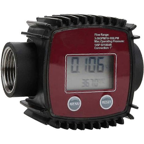 débitmètre numérique K24 pour carburant diesel, usage industriel, pour liquides 25-26 (1/5)