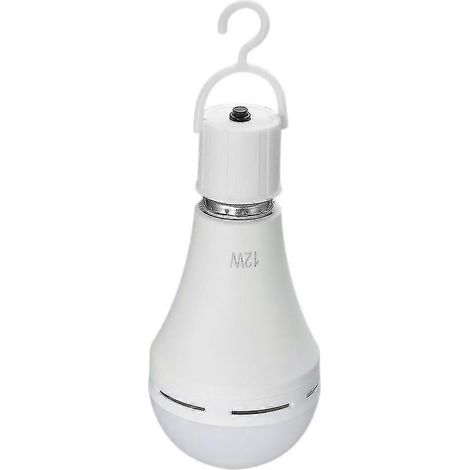 2er-Pack multifunktionale, wiederaufladbare 12-W-LED-Notleuchten (entspricht 60 W, 6000 K) für den Außenbereich – ideal zum Aufhängen bei Stromausfall und Camping.