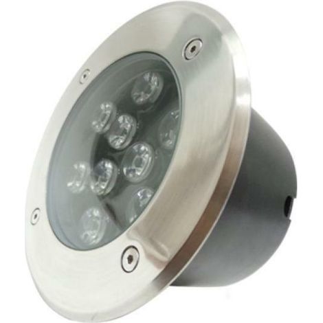 Faretto led 9w 230v 9x1w calpestabile da incasso faretto led carrabile f23-9x1w 4200k
