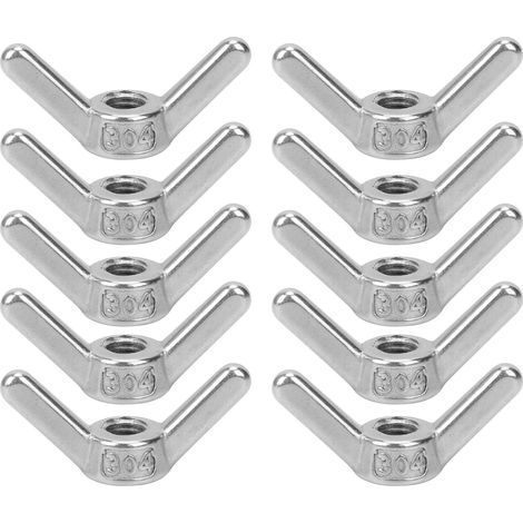 M8 claw nut in 304 stainless steel, 10 pieces, fastening accessories, hardware fittings (1/5)
