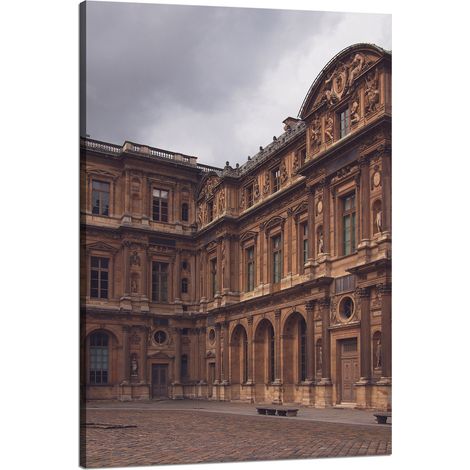 Leinwandgemälde Architektur Paris 80x120 cm