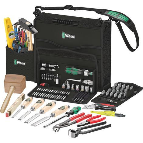 Set de herramientas Wera 2Go H 1 para usuarios de madera (1/5)