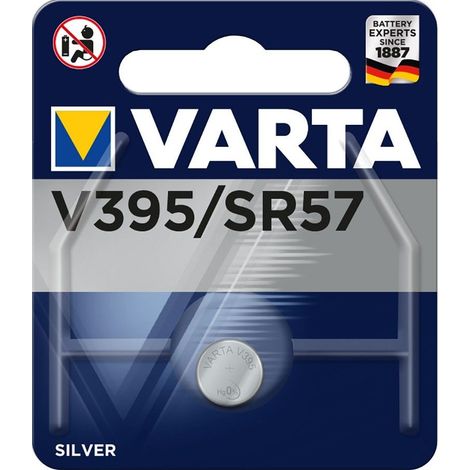 Micro pila de botón Varta silver sr57 - v395 1.55v blíster 1 unid ø9.5x2.73mm