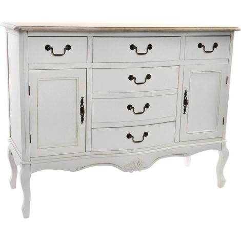 Buffet Abeto 118X45X90 Natural Blanco (1/5)