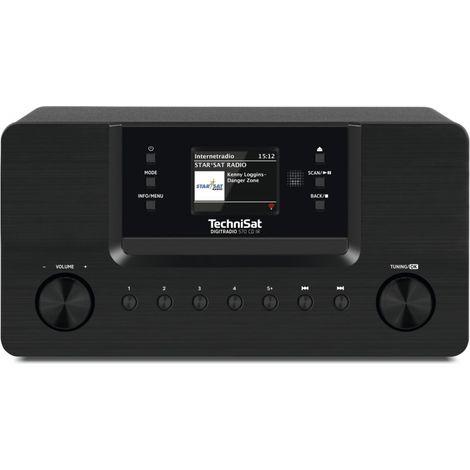 TechniSat DIGITRADIO 570 Internet CD-Radio DAB+, Internet, FM DAB+, CD, USB, Internetradio Schwarz