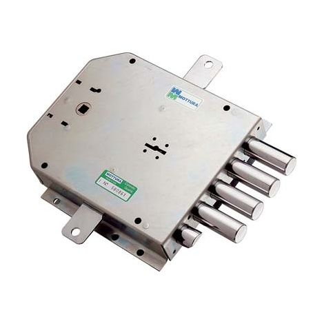 SERRATURA METALLO APPLICARE 50555 MOTTURA  DM M4 TRIPL+SCR IP.MM 25 E.MM 60 DX