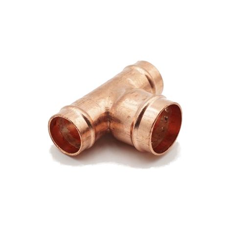 PrimaPlus Solder Ring Copper Tee 22x22x28mm - Pack of 10 (1/2)