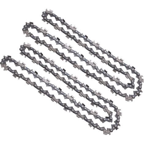 2 chaînes de tronçonneuse de 72 maillons d'entraînement, pas de 0,05 pouce, compatibles avec les modèles Husqvarna 33, 44, 45, 50, 51, 55, 57, 133, 154, 234 et 238. (1/4)