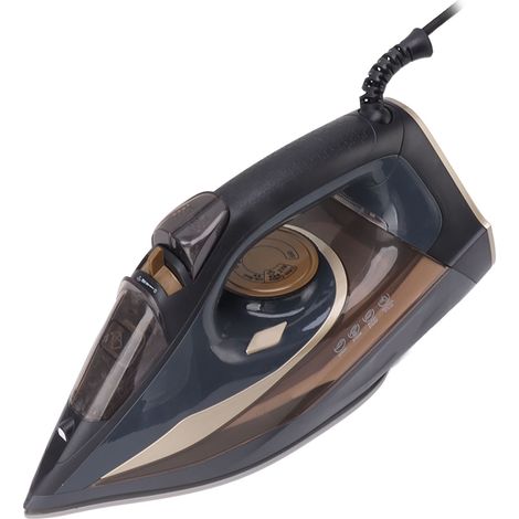 Fer à vapeur 2200 W pour repassage à sec et humide, double usage, fer à vapeur portatif pour vêtements avec réservoir d'eau de 380 ml, 220 V UE (1/5)