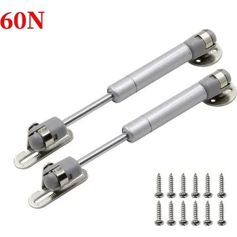 (2 pièces 60 N) Vérins à gaz pour charnières de placard, support de levage à âme en cuivre pour portes de placards de cuisine, barre de support hydraulique (1/5)