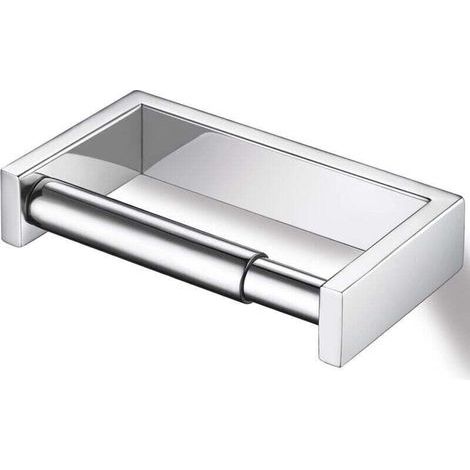 Toilettenpapierhalter, federbelastet, Edelstahl, polierte Oberfläche (1/4)