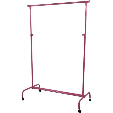 Porte-vêtements réglable, rose (1/5)