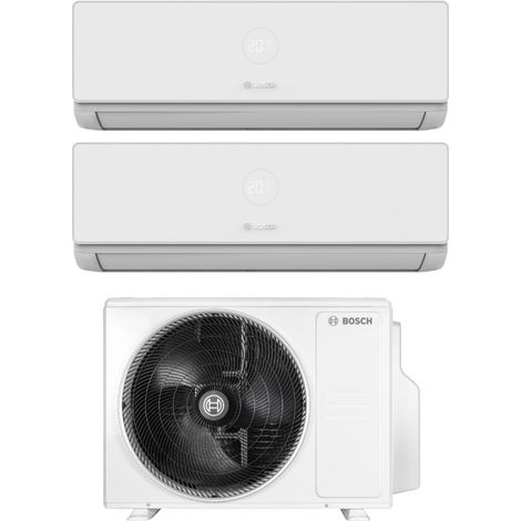 Condizionatore Dual Split Bosch Climate 4000i 9+18 con 5000M 53/2 E R-32 Wi-Fi Optional