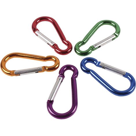 MOSQUETON ALUMINIO COLORES 5X50 - COFAN