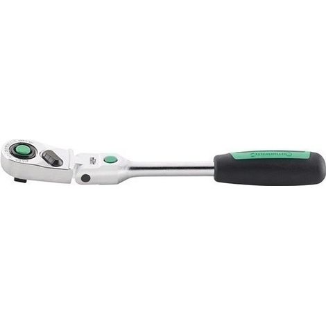 Carraca articulada 416QR 1/4 pulgada Z.80 L.170mm 2 Mango en C STAHLWILLE