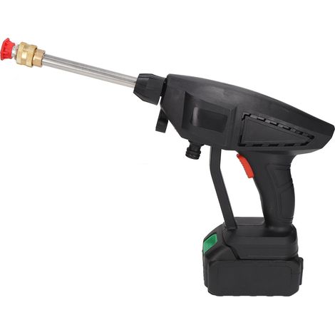 Pistolet nettoyeur haute pression sans fil 725 PSI, kit électrique avec batterie et buse d'eau, chargeur 100-240V prise UE, pour voiture, jardin et terrasse (1/5)