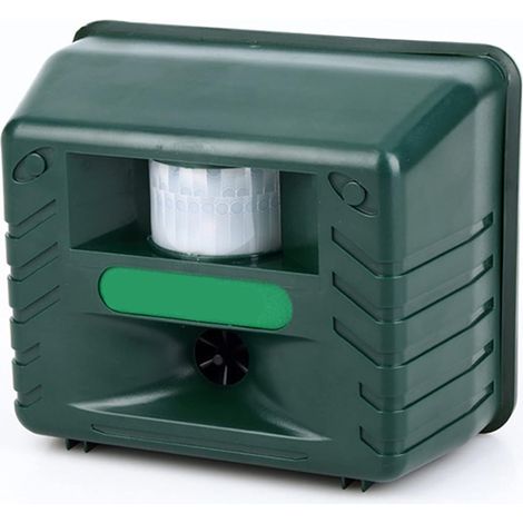 Répulsif pour Animaux, répulsif à ultrasons pour Animaux de Compagnie, répulsif pour Chats et Chiens d'extérieur avec Lampes Flash à LED et Alarme, Rat de Souris de Garde de Jardin (1/5)