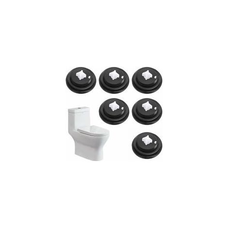 6Pièces Valves à Flotteur pour robinet, Joint Chasse dEau WC,Rondelles de Diaphragme en Caoutchouc de Rechange pour (1/5)