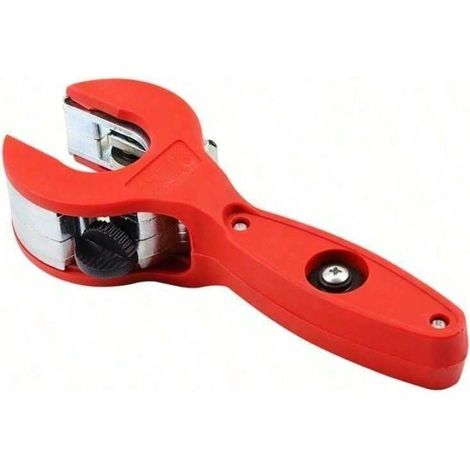 Coupe-tube à cliquet haute résolution en acier inoxydable, pour tubes en cuivre et en aluminium, 8-29mm, utilisation d'une seule main, outil professionnel pour plomberie et travail des métaux, rouge (1/4)