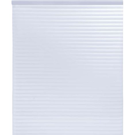 vidaXL Lámina de ventana esmerilada patrón de rayas PVC 60x500 cm (1/5)