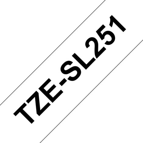 Brother TZe TZESL251 Colore Nastro: Bianco Colore carattere:Nero 24 mm 8 m (1/4)
