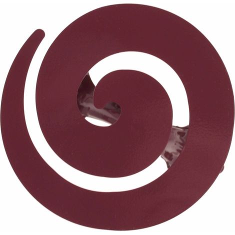 2 Pinces Spirale - Prune