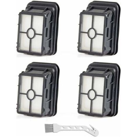 Confezione da 4 filtri di ricambio lavabili Bissell Crosswave 1866 1866F per aspirapolvere multisuperficie 3 in 1 Bissell CrossWave 17132 e Pet Pro 2225N