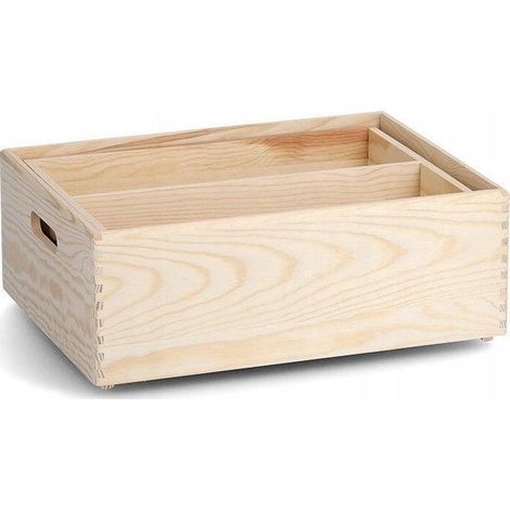 Zeller Scatola di immagazzinaggio modulare in legno 40x30x15 cm