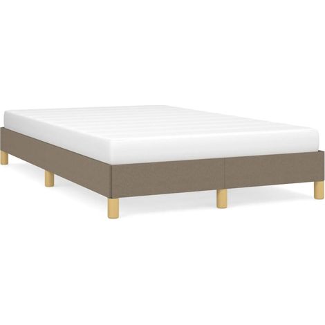 Maison Exclusive - Estructura de cama sin colchón tela gris taupe (1/5)
