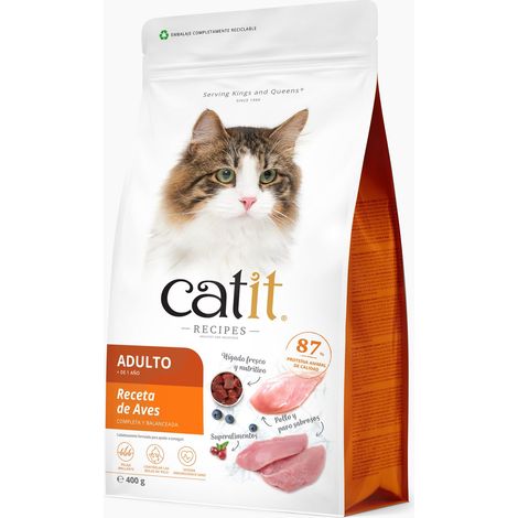 Pienso para gatos quisquillosos Catit Recipes - Receta de Aves para ADULTO