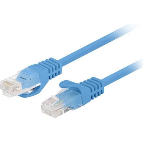 Patchkabel Lanberg UTP CAT.5E 1,5M 10 Stück blau (PCU5-20CC-0150-B) (1/2)