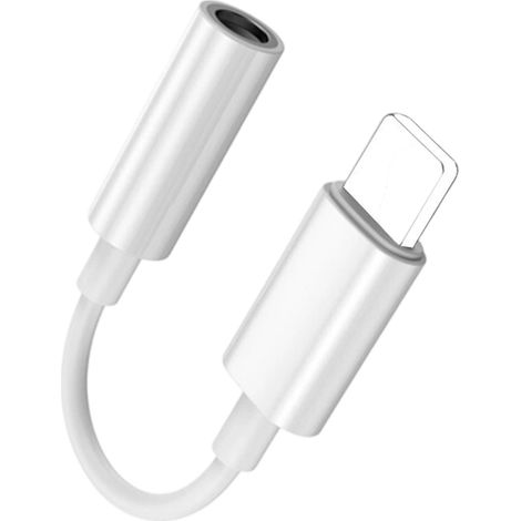 1 Adaptateur Lightning vers 3.5mm, Bluetooth 5.0, Compact 6x3x2cm, pour iPhone iPad Audio (1/5)