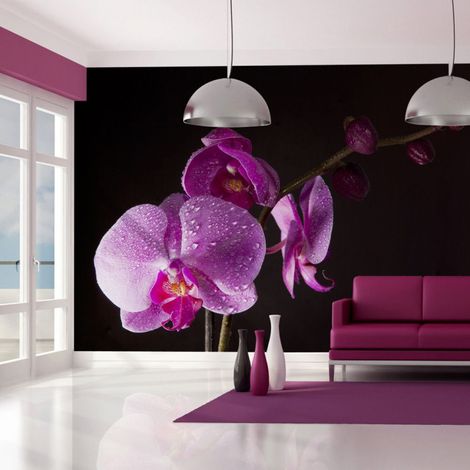 Papier Peint "De Bon Goût Orchidée" 193 x 250 cm (1/2)