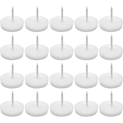 Clous pour meubles, clous décoratifs pour canapés, lot de 30 clous en nylon blanc spécifiques aux canapés (1/5)