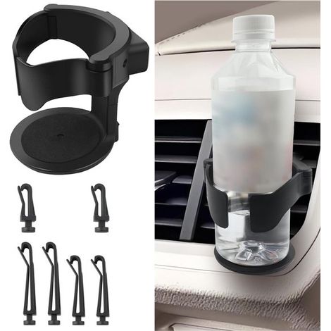 Prolunga per portabicchiere - porta bottiglia d'acqua - griglia di ventilazione - accessori per auto per SUV con bocchette d'aria orizzontali (1/3)