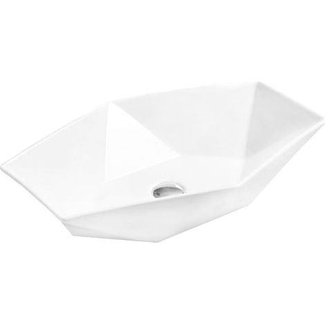 Mexen Elena lavandino da appoggio 63 x 41 cm, bianco - 21476300 (1/2)