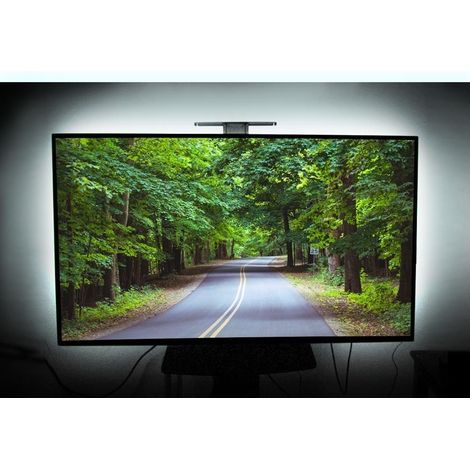 TrAdE Shop Traesio - Striscia Led Usb 2x90cm Strip Striscia Luce Per Tv Smart Tv Pc Monitor 60 Led 5v -
