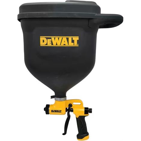 DeWALT 1,75-Gallonen Professionelle Hopper-Spritzpistole + Stecknippel 11,5mm (G 1/4) 2-305