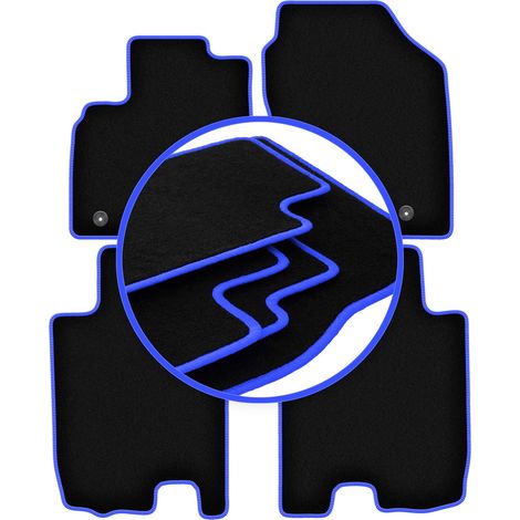 Tappetini auto Carlux blu per: Honda Jazz III hatchback (2008-2011) (1/5)