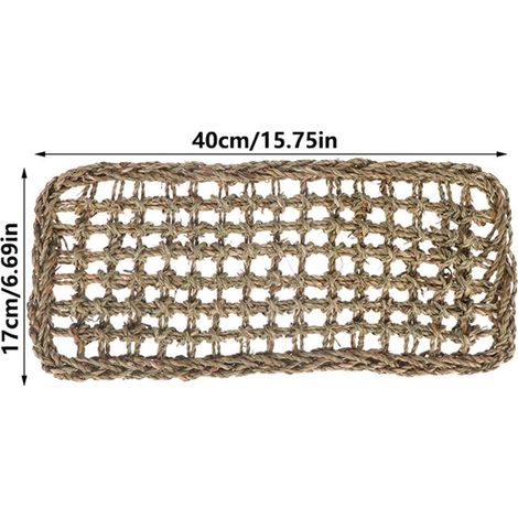 Filiyano-Hamac pour reptiles, coussin en herbe, lit pour animaux, balancelle, décoration pour terrarium, 40 x 17 cm (1/5)