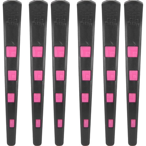 Outils de coiffure DIY, pinces à cheveux, pinces de séparation, produits pour permanente et coloration, pinces pour chignon, pinces bec de canard à longue ouverture, violet (1/5)