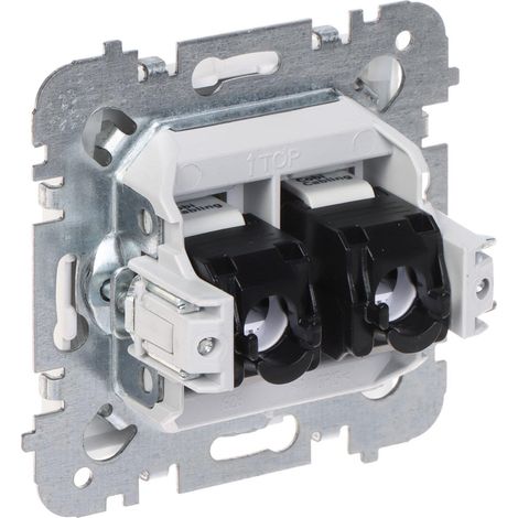 Steckdose elektro-plast RJ-45 Einbau UTP Kategorie 5e (1/3)